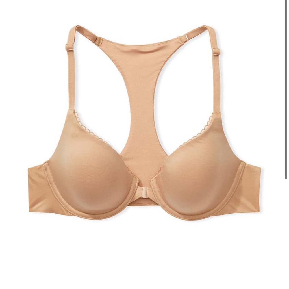 Baby pink Victoria’s Secret racer back bra